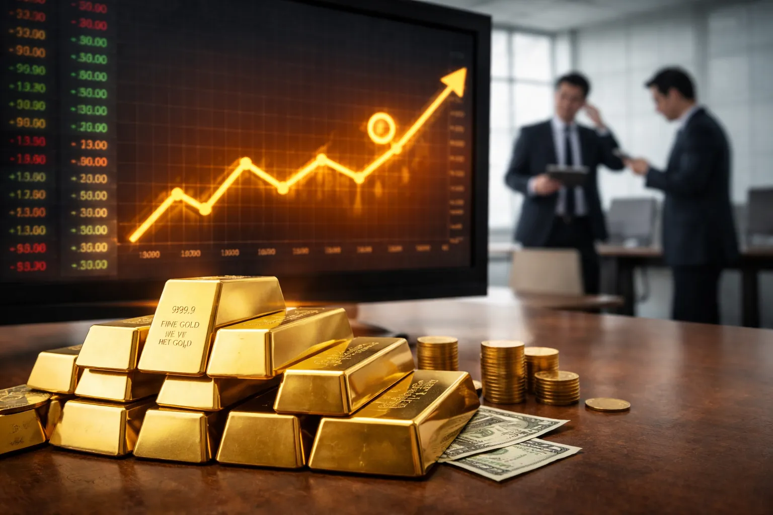 رغم التراجع توقعات بصعود الذهب إلى 10,000 دولار